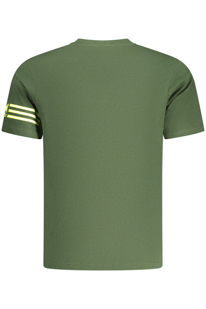 US GRAND Herren-T-Shirt mit kurzen Ärmeln, grün