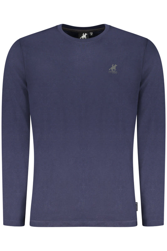 US GRAND Herren Langarm-T-Shirt Blau