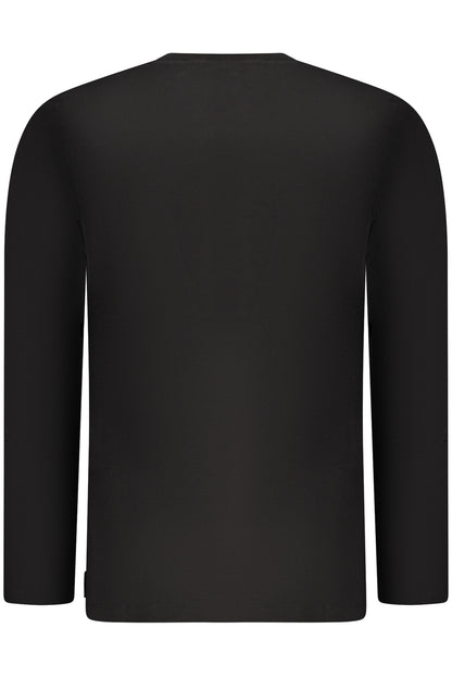 US GRAND Herren Langarm-T-Shirt, schwarz