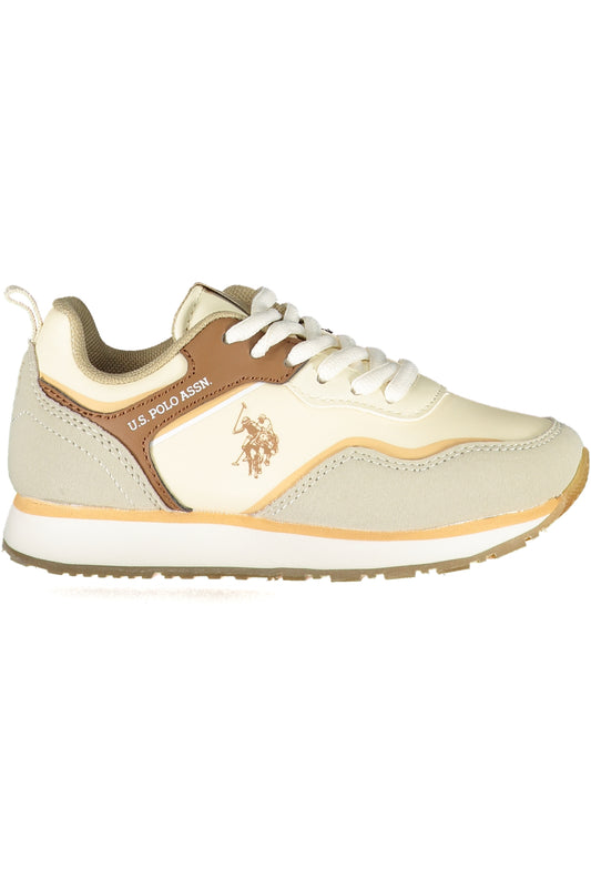 US POLO ASSN. BEIGE KINDER-SPORTSCHUHE
