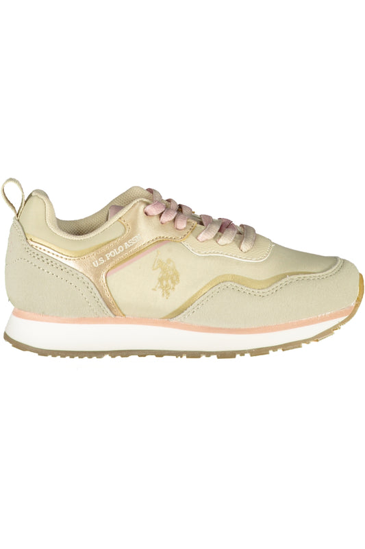 US POLO ASSN. BEIGE KINDER-SPORTSCHUHE