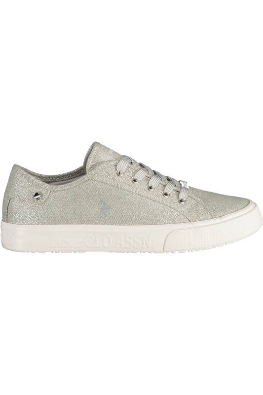 US-POLO ASSN. SPORTSCHUHE FRAU SILBER