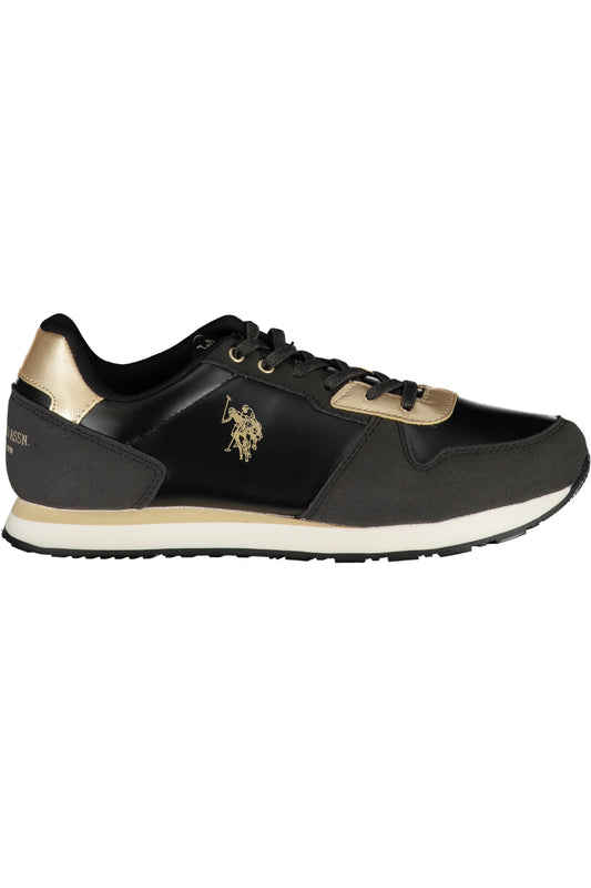 US POLO ASSN. SCHWARZE SPORTSCHUHE FÜR DAMEN