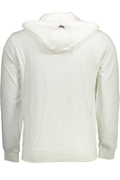 US POLO ASSN. Herren-Sweatshirt mit Reißverschluss, weiß