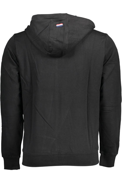 US POLO ASSN. Herren-Sweatshirt, schwarz, mit Reißverschluss