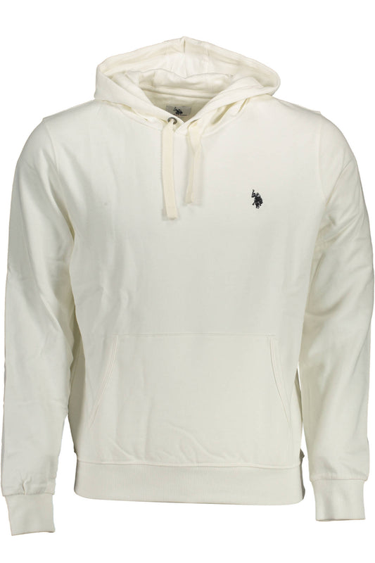US POLO ASSN. Herren-Sweatshirt mit Reißverschluss, weiß
