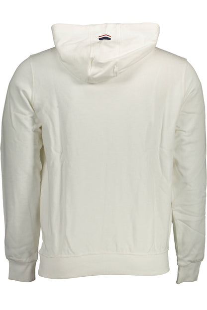 US POLO ASSN. Herren-Sweatshirt mit Reißverschluss, weiß