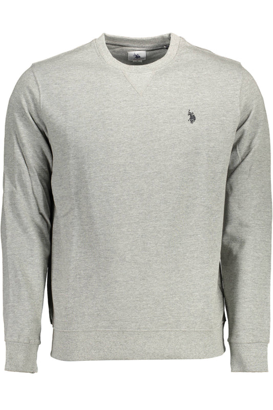 US POLO ASSN. Herren-Sweatshirt mit Reißverschluss, grau