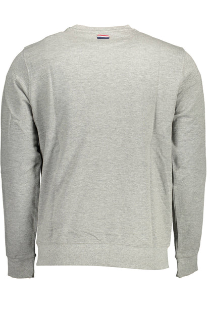 US POLO ASSN. Herren-Sweatshirt mit Reißverschluss, grau