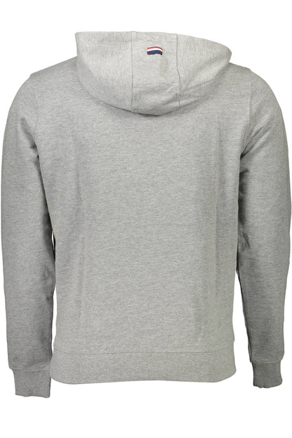 US POLO ASSN. Herren-Sweatshirt mit Reißverschluss, grau