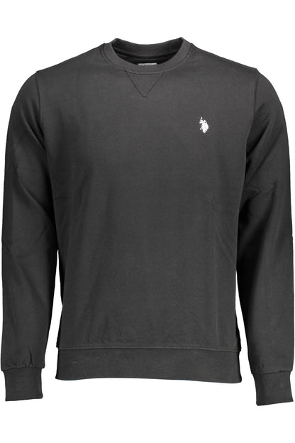 US POLO ASSN. Herren-Sweatshirt, schwarz, mit Reißverschluss