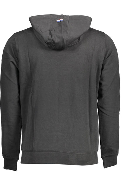 US POLO ASSN. Herren-Sweatshirt, schwarz, mit Reißverschluss