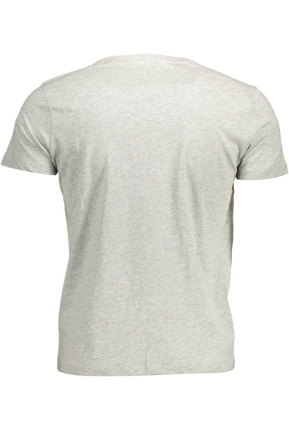 US POLO ASSN. Herren-T-Shirt mit kurzen Ärmeln, Grau