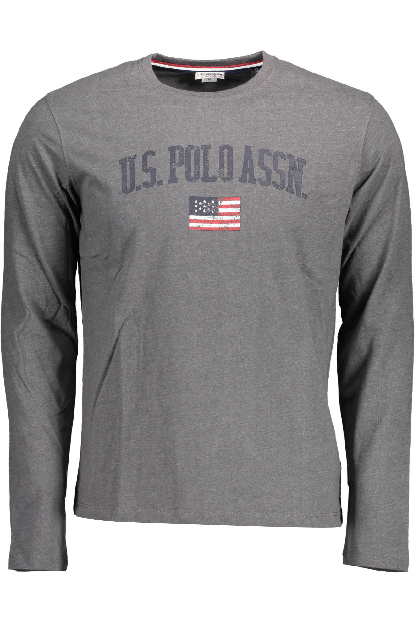 US POLO ASSN. Herren Langarmshirt, Grau