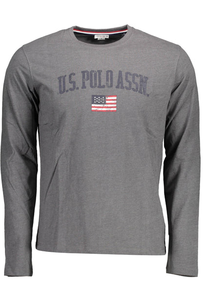 US POLO ASSN. Herren Langarmshirt, Grau