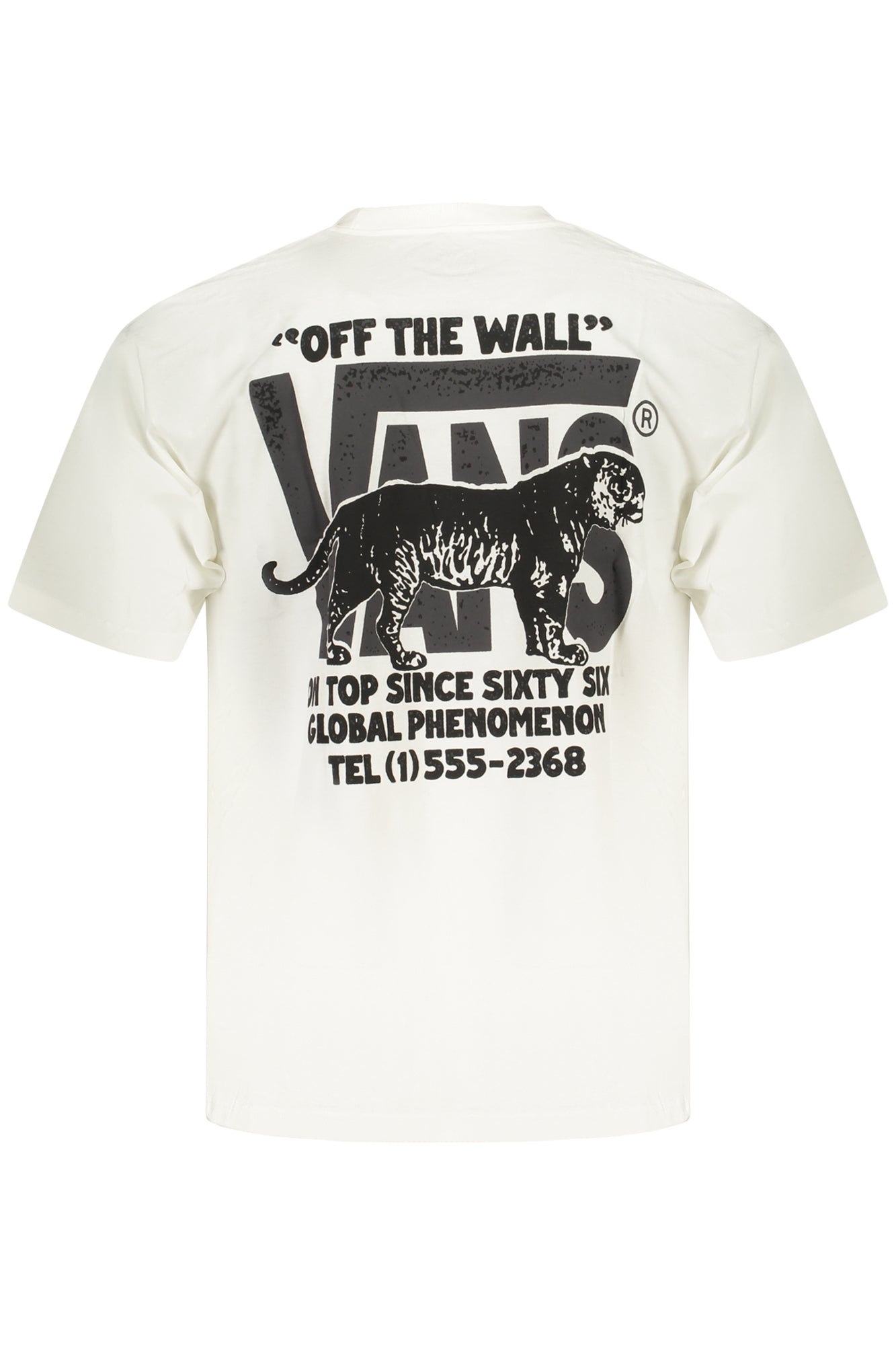VANS HERREN-T-SHIRT MIT KURZEN ÄRMELN, WEISS