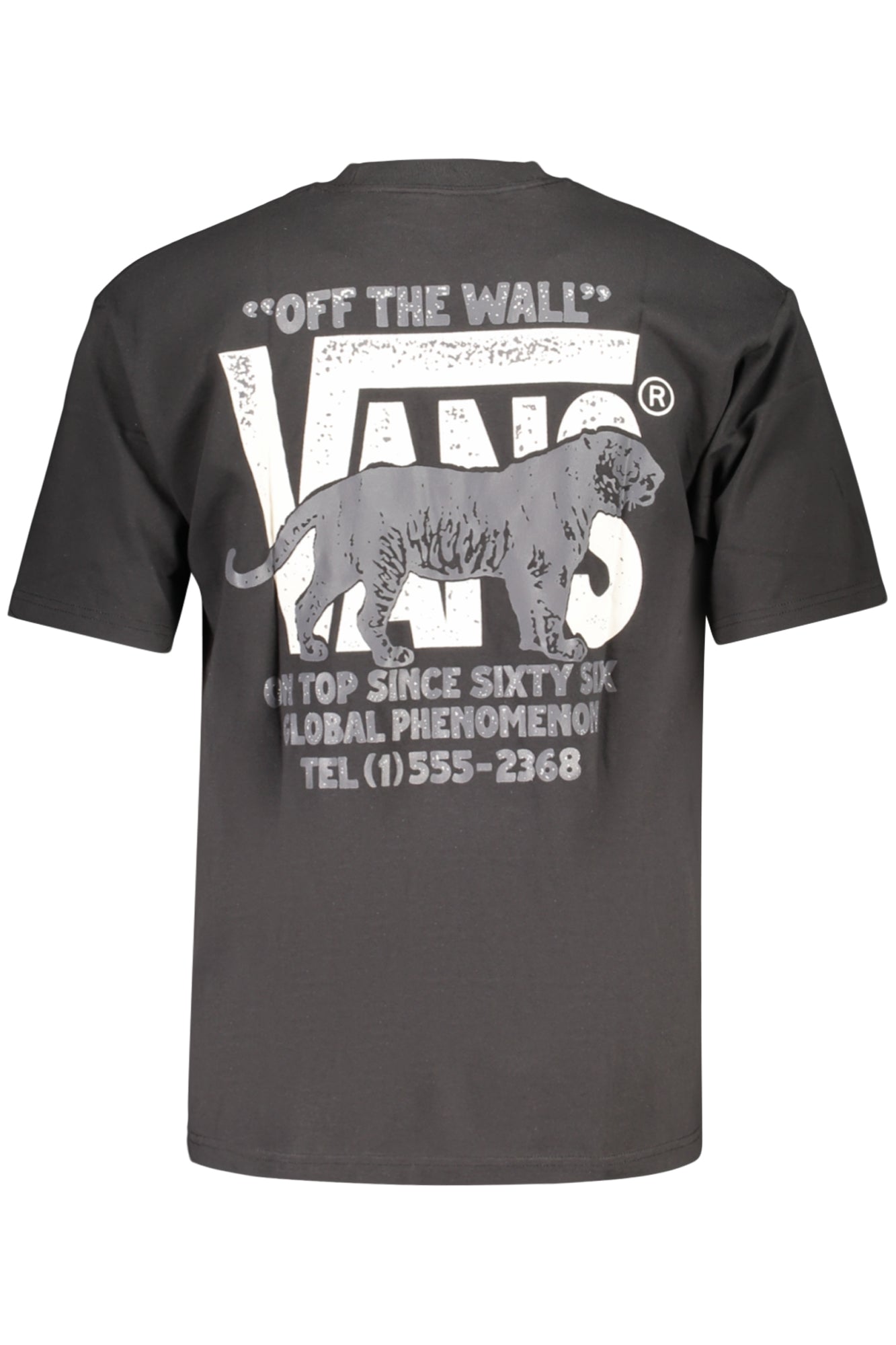 VANS Herren Kurzarm-T-Shirt Schwarz