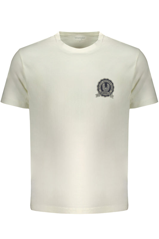 WRANGLER HERREN-WEISSES KURZARM-T-SHIRT